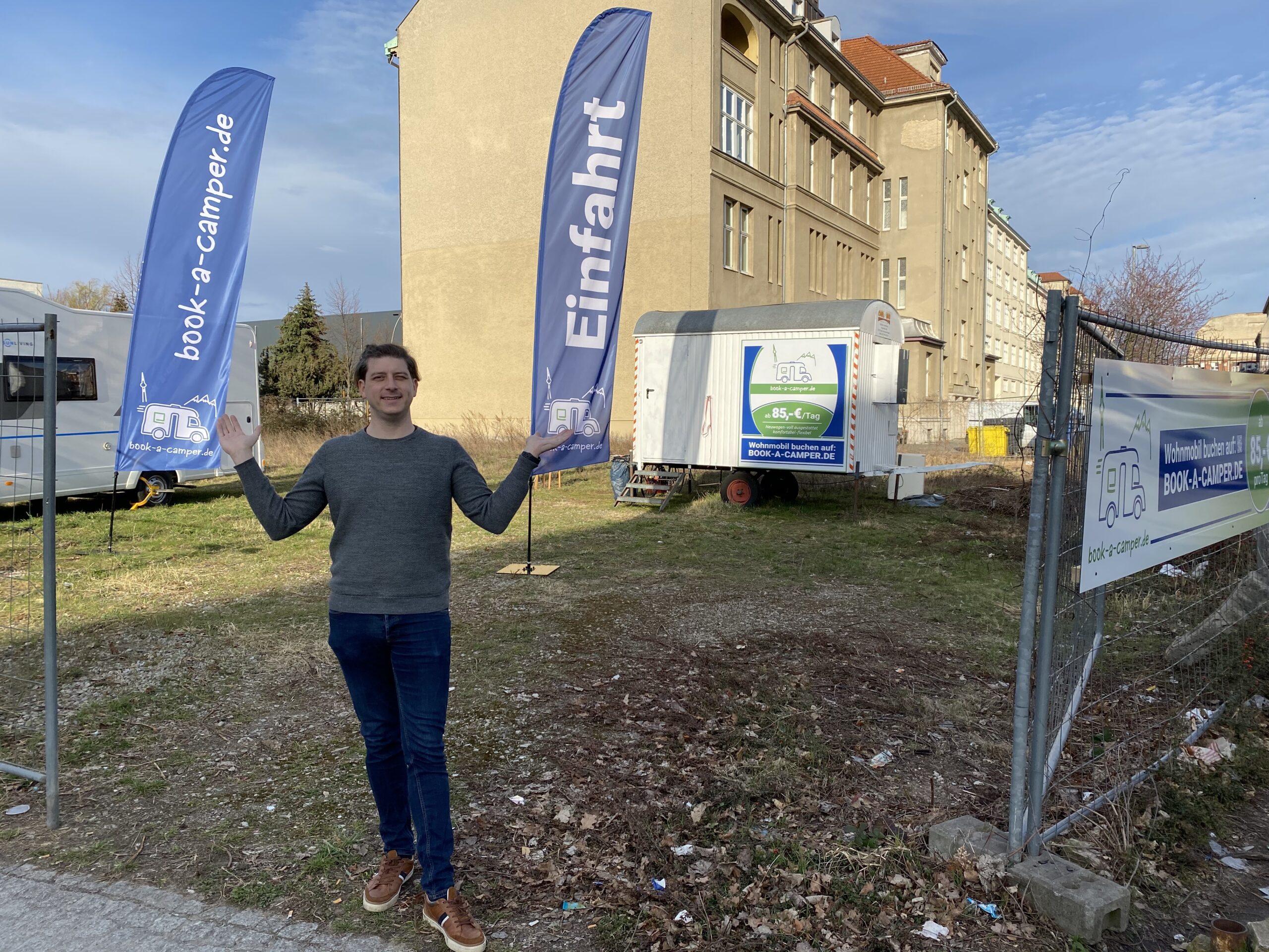 Book a Camper im Spreeradio-Medien-Rundblick über Lichtenberg